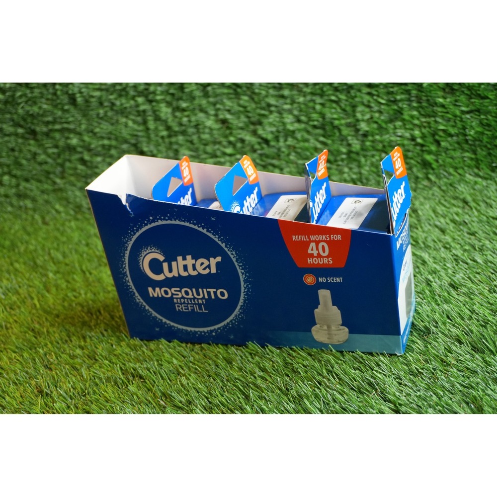 Cutter Mosquito Repellent Refill 4 Pack Unscented 40 Hour Each 160‎ Total Hours